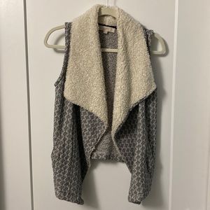 Loft Sherpa Collared Vest
